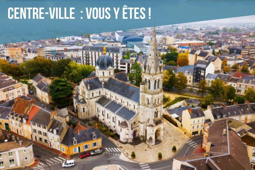 A Hauteur De Toits • Le Spacieux En Coeur De Ville Chateauroux Ngoại thất bức ảnh